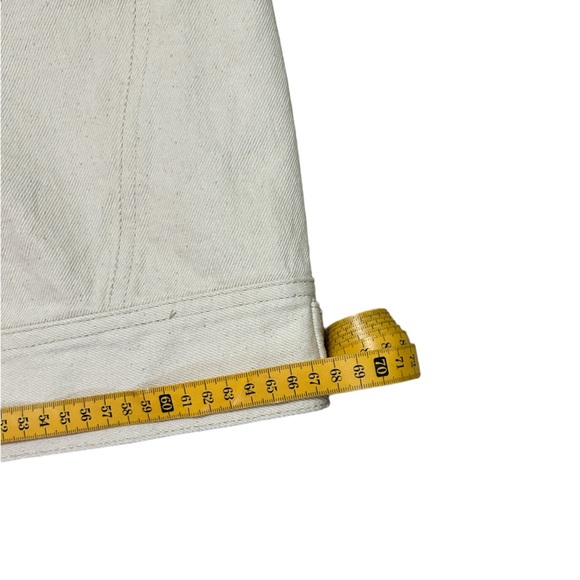 Oak + Fort Massive Oversized Cream Denim Jacket - Picture 4 of 8